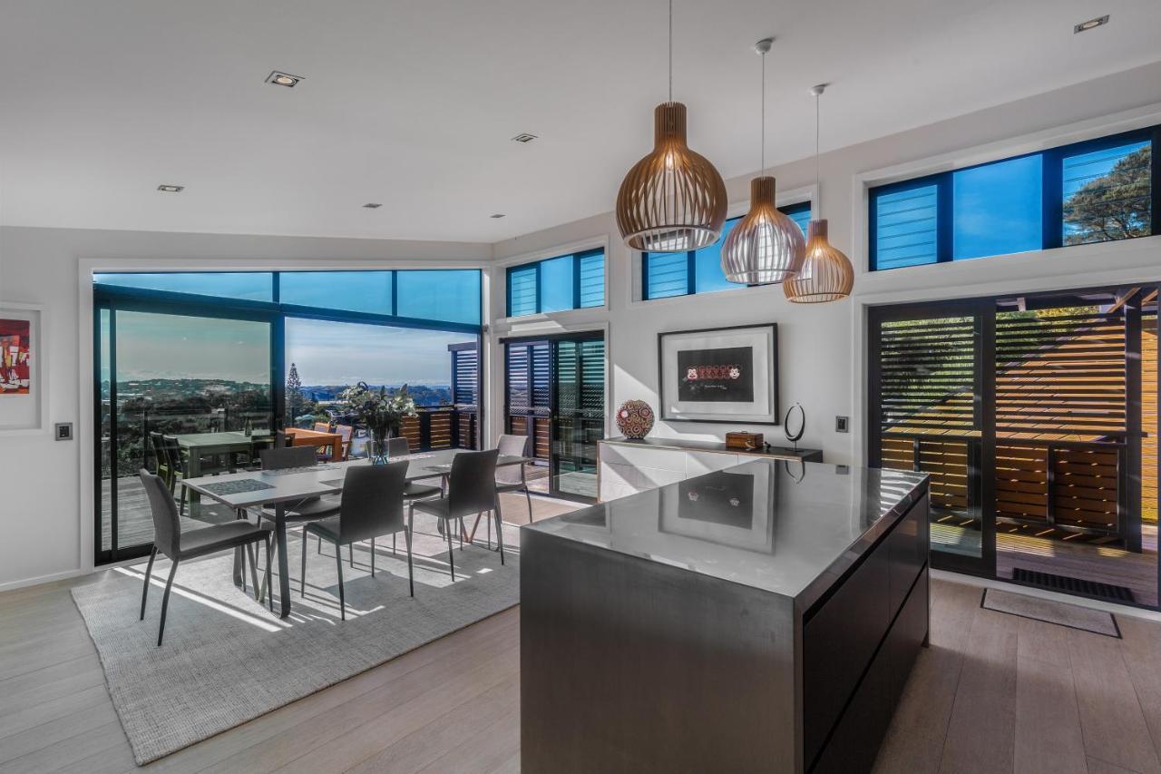 Taonga With Sea Views By Waiheke Unlimited Villa Oneroa Exteriör bild