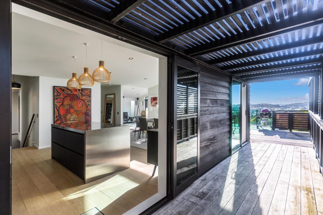 Taonga With Sea Views By Waiheke Unlimited Villa Oneroa Exteriör bild